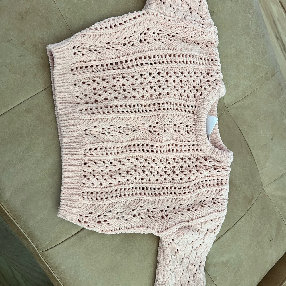 Pink Knit baby Sweater